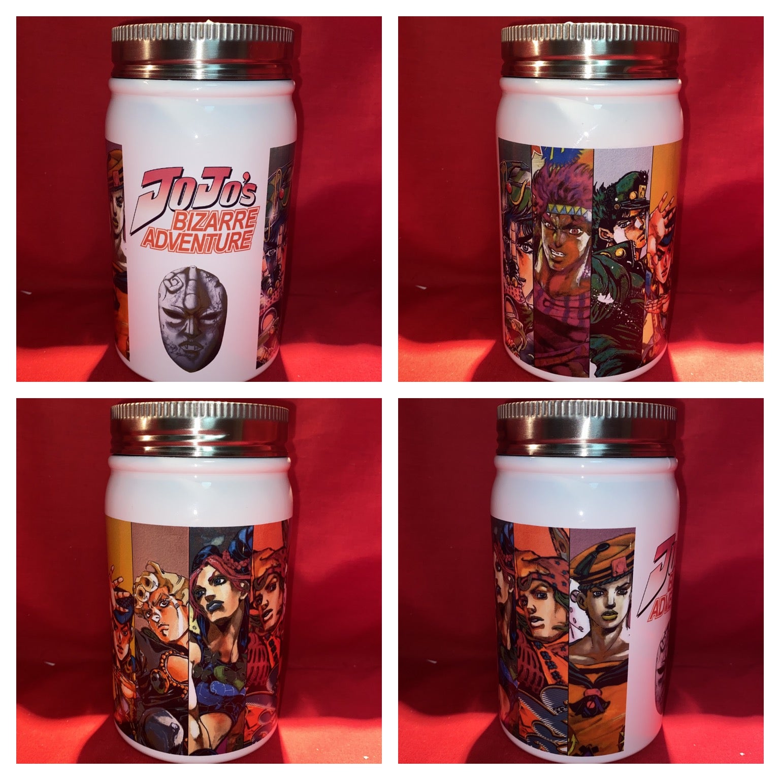 Handcrafted JoJo's Bizarre Adventure Inspired Anime on Manga Pages 20oz  Stainless Steel Tumbler 