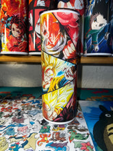 Load image into Gallery viewer, Dragon Ball Z Goku Forms Skinny Tumbler
