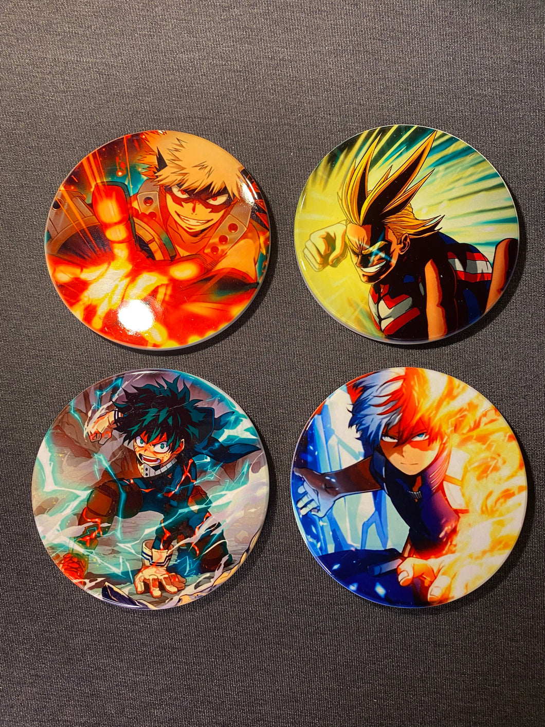 My Hero Academia Ceramic Coasters