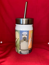 Load image into Gallery viewer, Naruto Hokage Mason Jar Metal Tumbler
